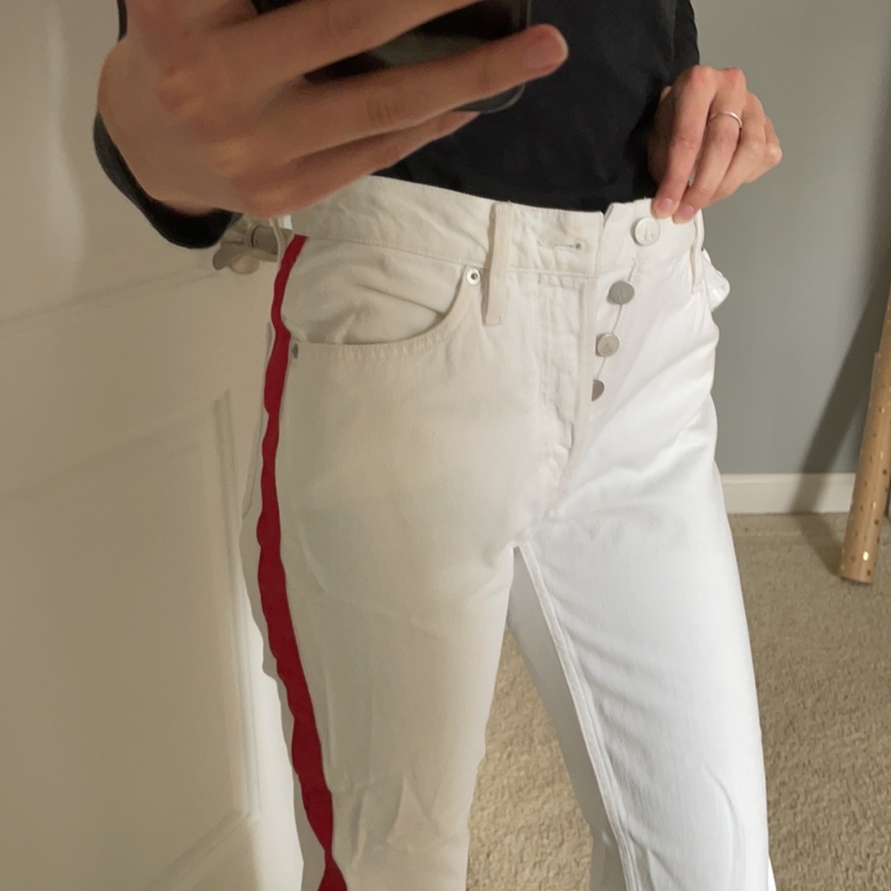 Calvin Klein Jeans white and red